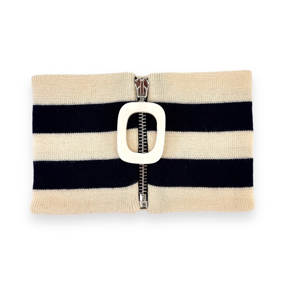 JW ANDERSON Other - NWT JW Anderson Cream & Navy Striped Wool Neckwarmer Scarf